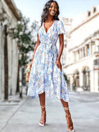 Kaly - Vestido bohemio estampado de flores
