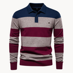 Jersey de tejido para hombre cuello polo - Hjalmar
