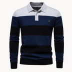 Jersey de tejido para hombre cuello polo - Hjalmar