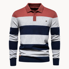 Jersey de tejido para hombre cuello polo - Hjalmar