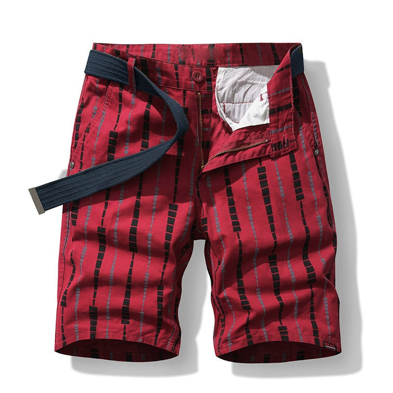 Pantalón corto para hombre estampado moderno estilo casual - Bruno