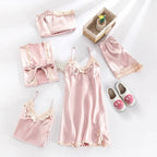 Conjunto pijama para mujer satinado - Klea