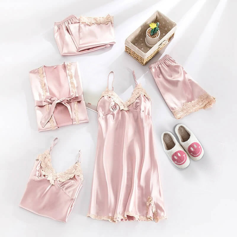 Conjunto pijama para mujer satinado - Klea