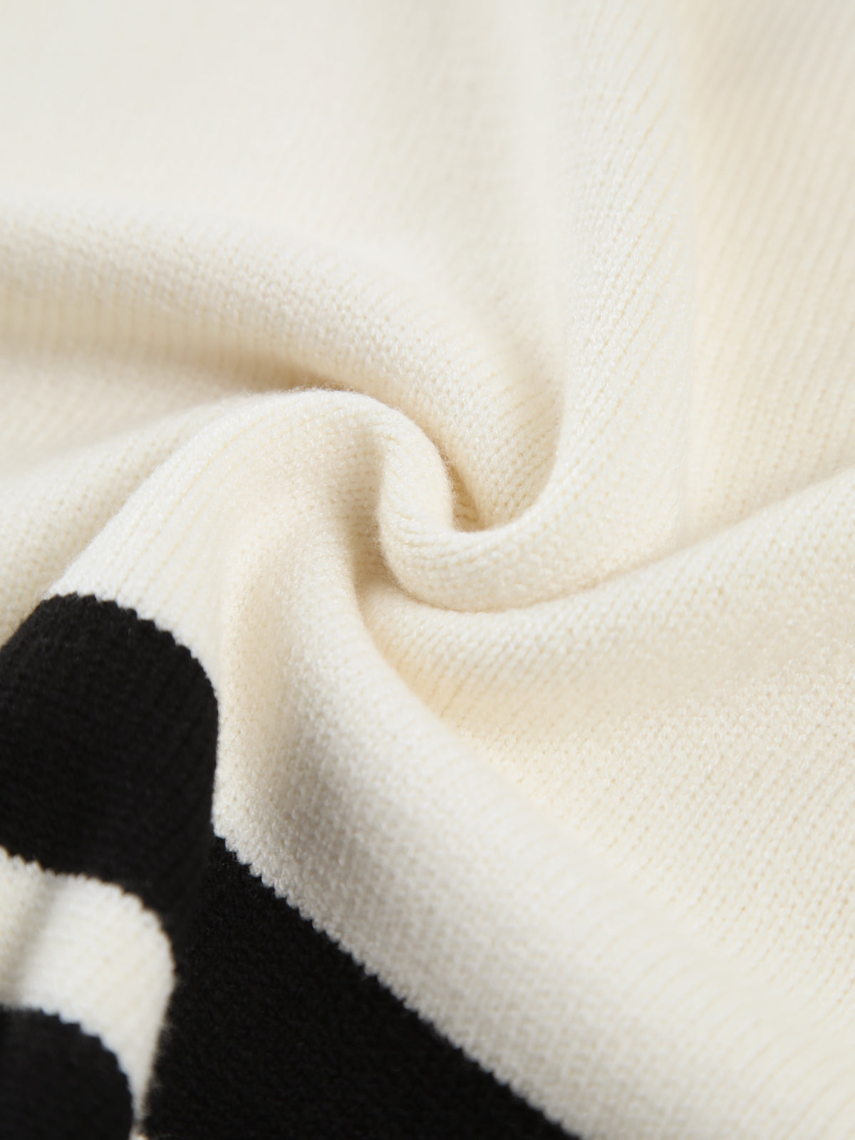 Jersey oversize de punto con cuello alto y rayas para mujer - Leni