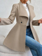 Abrigo largo y elegante para mujer - Evarine