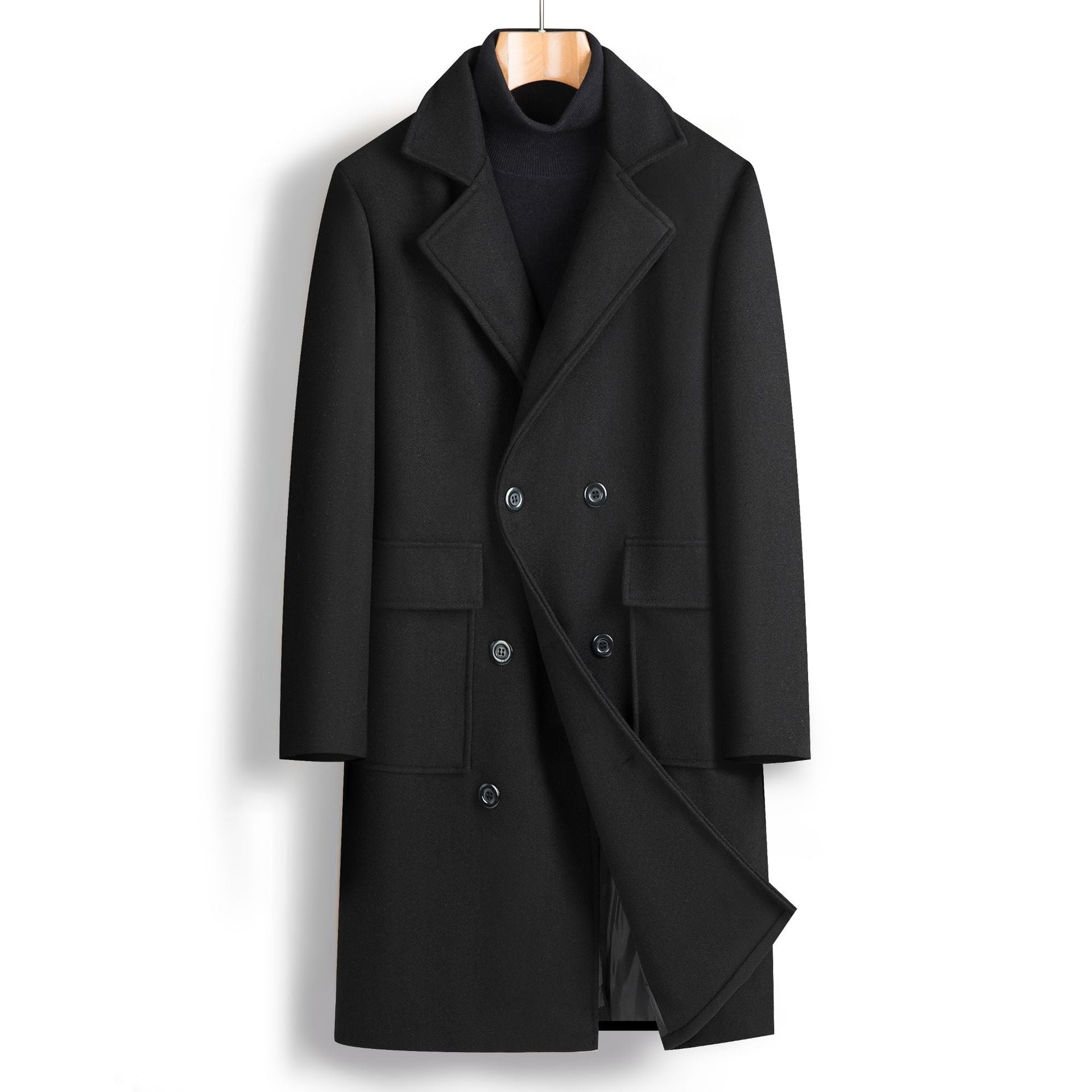 Abrigo de lana elegante para hombre - Henrik