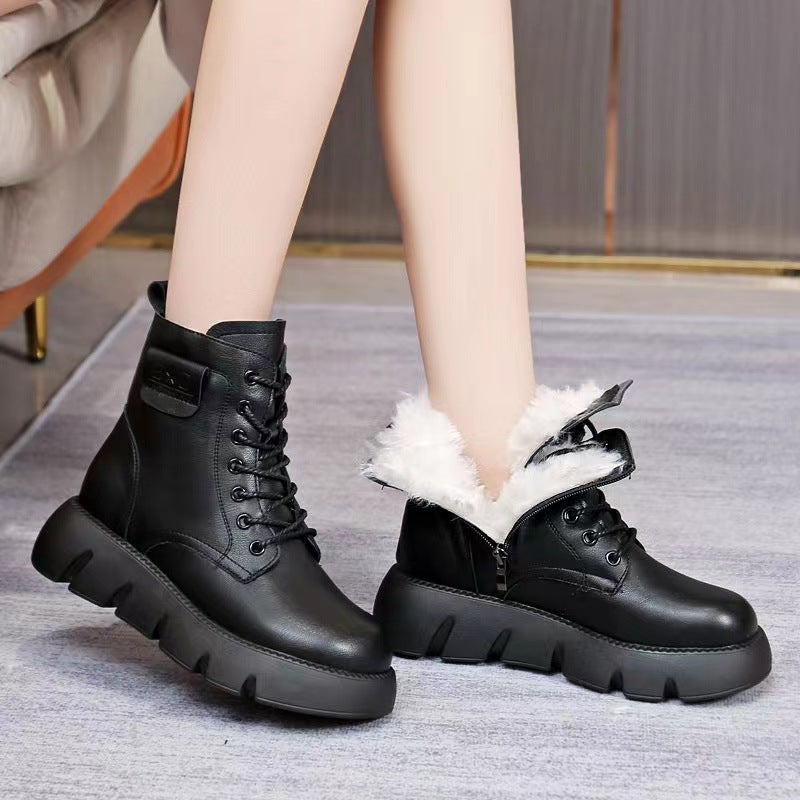 Botas de invierno para mujer efecto envolvente - Mauri