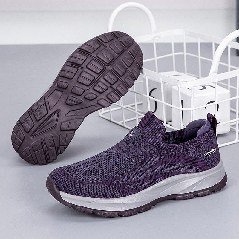 Zapatillas deportivas unisex de tejido con panel de malla - Gio