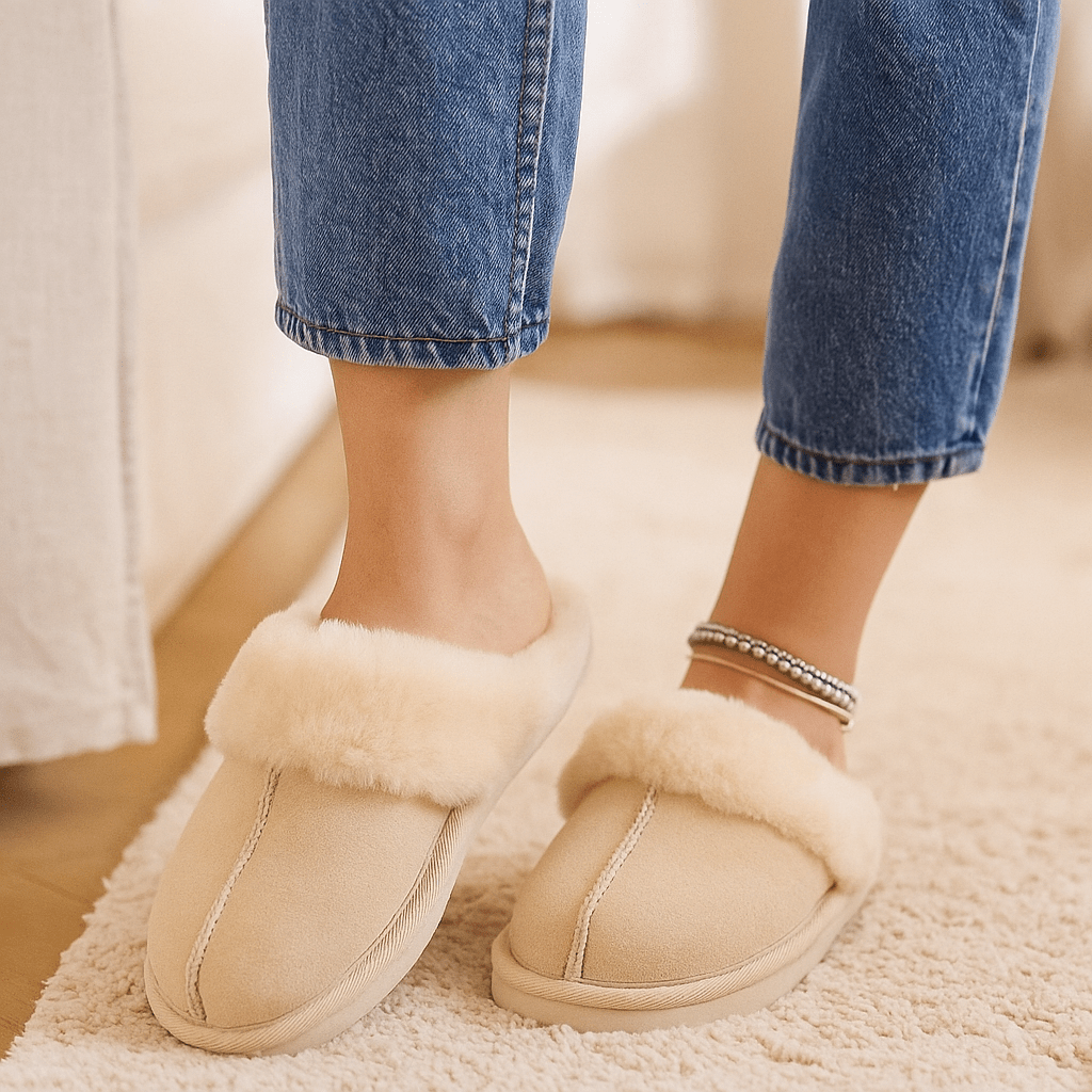 Zapatillas de casa para mujer de efecto afelpado - Savelle