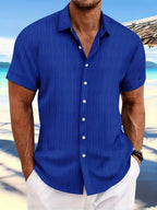 Nico - Camisa ligera de verano para hombre - Aireada y elegante para los días cálidos