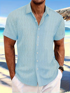 Nico - Camisa ligera de verano para hombre - Aireada y elegante para los días cálidos