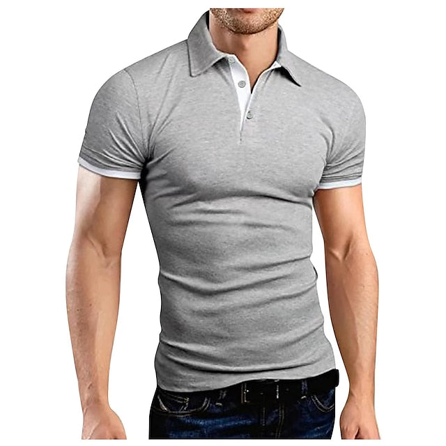 Lukas - Polo de golf ligero para hombre, deportivo y cómodo