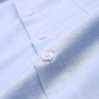Elegante camisa masculina de manga corta para todos los días