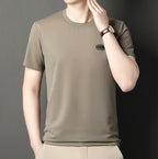 Camiseta para hombre de punto técnico cuello redondo - Enrique