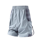 Pantalones cortos para hombre paneles a cuadros estilo cargo - Daan