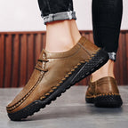 Zapatos casuales para hombre de cuero sintético costura artesanal - Ernesto
