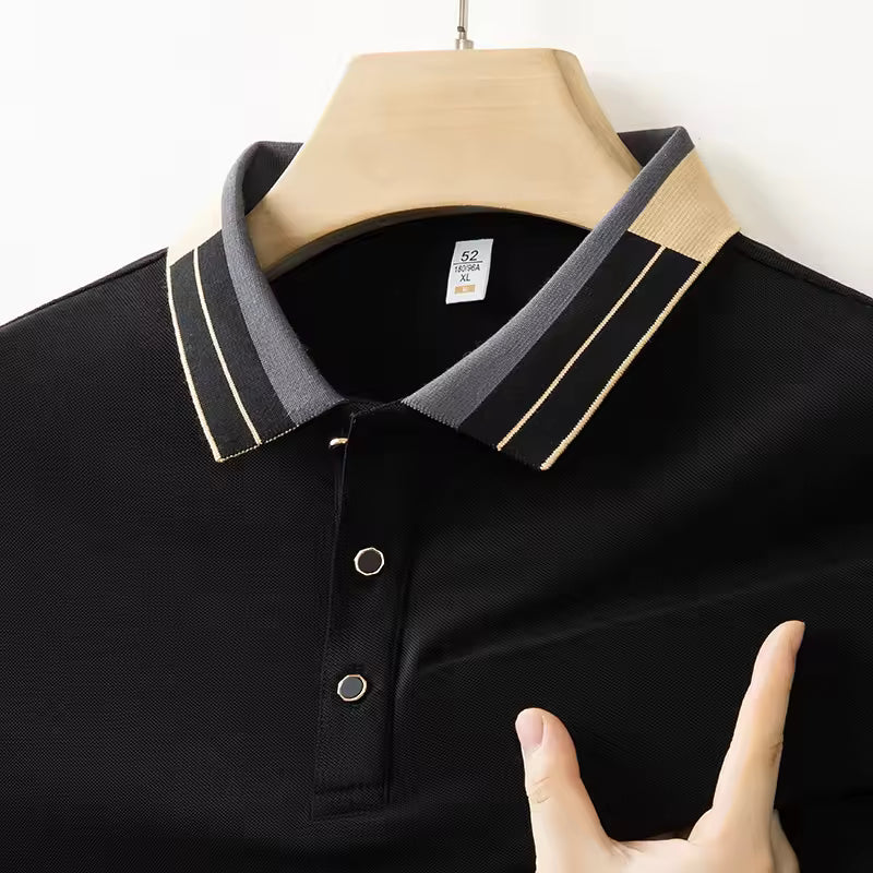 Camiseta polo para hombre tejido técnico transpirable estilo casual - Carlos
