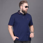 Polo hombre algodón piqué clásico cuello contraste - Henrik