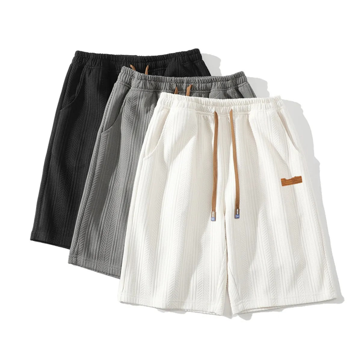 Pantalones cortos para hombre de punto deportivo estilo casual - Gasbi