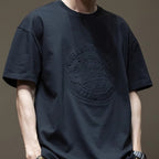 Camiseta para hombre de algodón diseño grabado oversize - Daichi