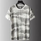 Camiseta estampada efecto desgastado para hombre - Gaspard