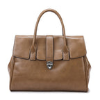 Bolso de mano mujer piel sintética gran capacidad estilo sofisticado - Élodie