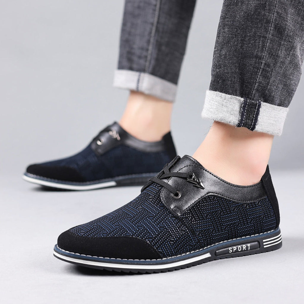 Zapatos casuales hombre tejido texturizado estilo urbano - Noud