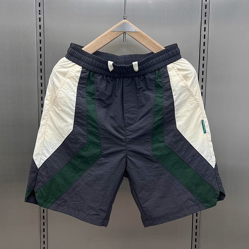 Pantalones cortos para hombre diseño a contraste estilo deportivo - Diego