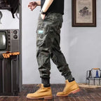Pantalón cargo hombre camuflaje ajustado multibolsillos - Viktor