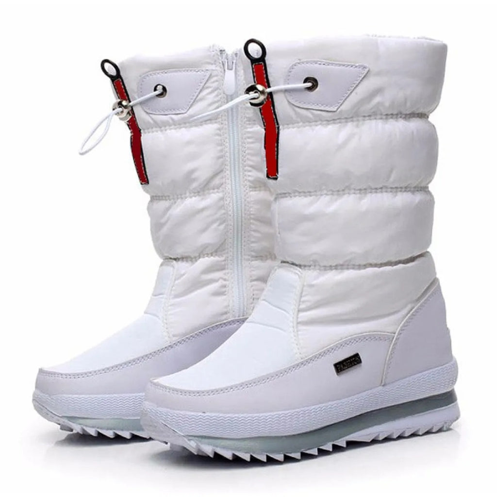 Botas de invierno para mujer efecto acolchado impermeable - Ilaria