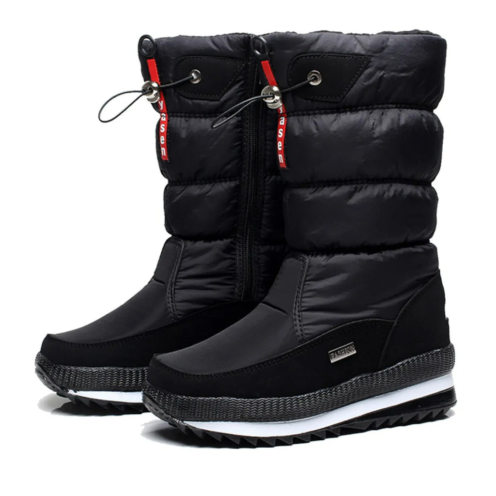 Botas de invierno para mujer efecto acolchado impermeable - Ilaria