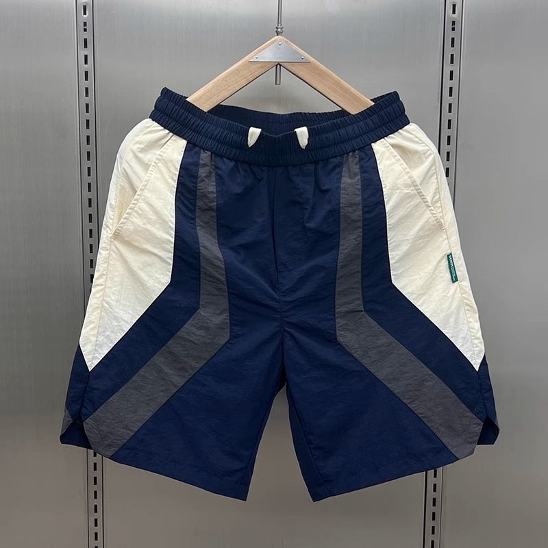 Pantalones cortos para hombre diseño a contraste estilo deportivo - Diego