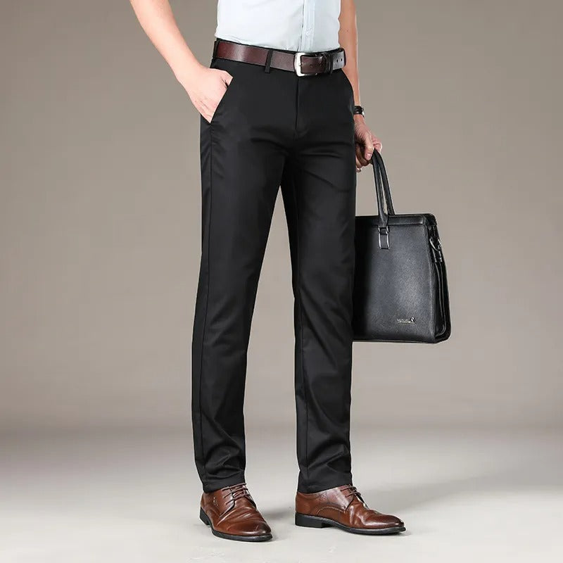Pantalón de vestir hombre corte recto estilo ejecutivo - Victor