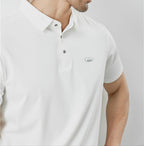 Polo para hombre de algodón piqué corte clásico - Kenji