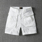 Pantalones cortos para hombre algodón bolsillos cargo estilo casual - Erik