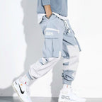 Pantalones cargo para hombre diseño bicolor estilo jogger - Heiko