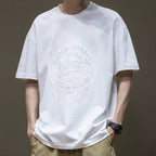 Camiseta para hombre de algodón diseño grabado oversize - Daichi