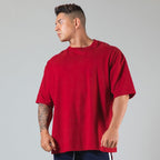 Camiseta hombre algodón corte holgado manga corta - Jacob