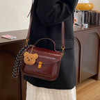 Bolso bandolera para mujer piel sintética diseño estructurado - Manon