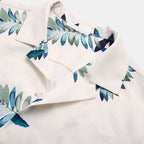 Camisa para hombre de manga corta viscosa estampado tropical - Théo