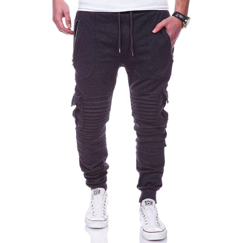 Jogger deportivo hombre con bolsillos cargo y textura acanalada - Brant