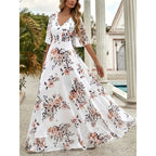 Vestido largo floral mujer - Sorelia