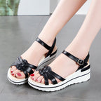 Sandalias Plataforma Mujer Cruzadas Minimalistas - Irina