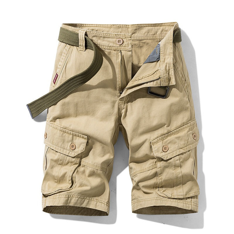Pantalón corto cargo para hombre con cinturón - Adrien