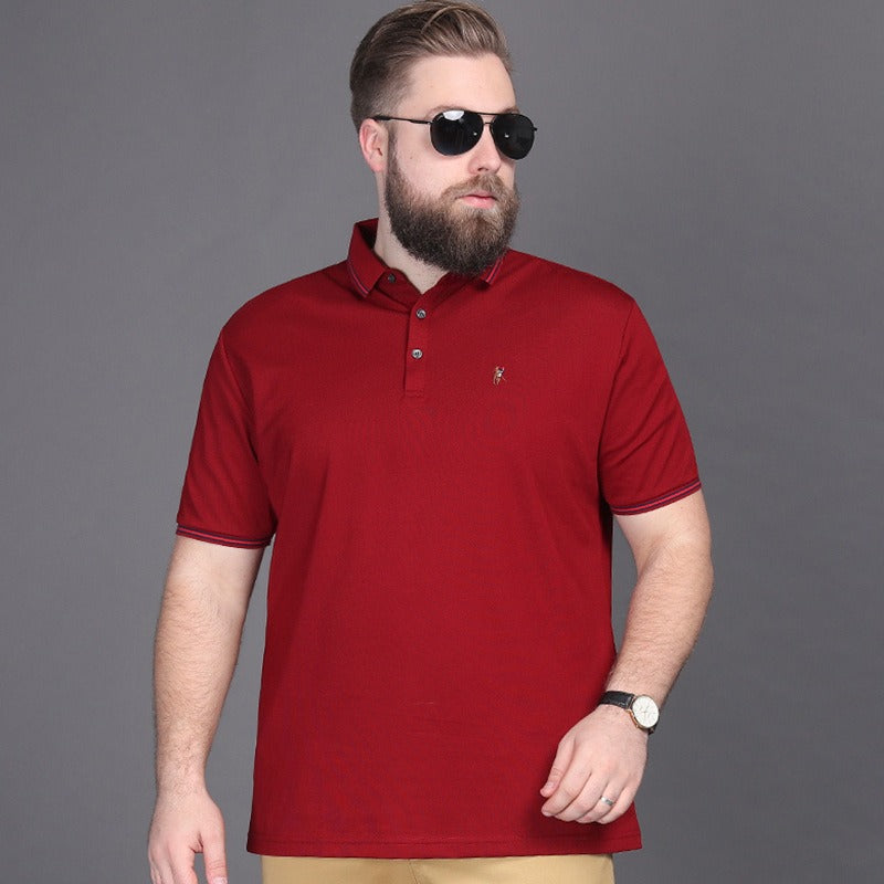 Polo hombre algodón piqué clásico cuello contraste - Henrik