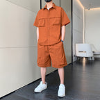 Conjunto verano para hombre bolsillos utilitarios estilo relajado - Kenji