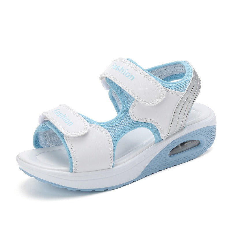 Sandalias plataforma mujer deportiva cierre velcro - Ayla