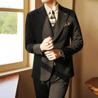 Traje formal hombre 3 piezas slim fit estilo ejecutivo - Joris