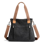 Bolso tote para mujer de lona resistente estilo casual con asas dobles - Marisol