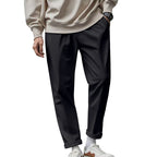 Pantalón hombre casual recto tela fluida - Sylvain